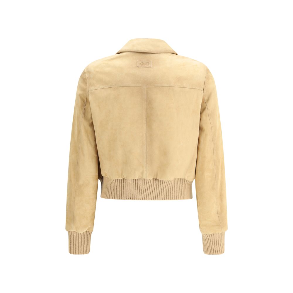 Valstar Beige Wildlederjacke